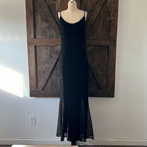 Vintage Jessica McClinttock For Gunne Sax Formal sparkle stretch dress Sz-11